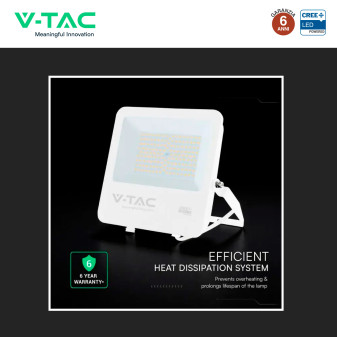 V-Tac VT-44101 Faro LED Faretto 100W SMD Chip CREE IP65