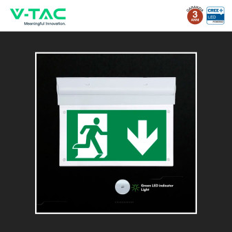 Lampada LED Uscita di Emergenza 2W SMD CREE IP20 V-Tac