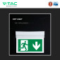 Immagine 11 - V-Tac VT-519-S Lampada LED per Uscita di Emergenza a Bandiera 2W SMD Chip CREE IP20 con Funzione SE+SA - SKU 836-6