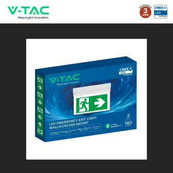 Lampada LED Uscita di Emergenza 2W SMD CREE IP20 V-Tac