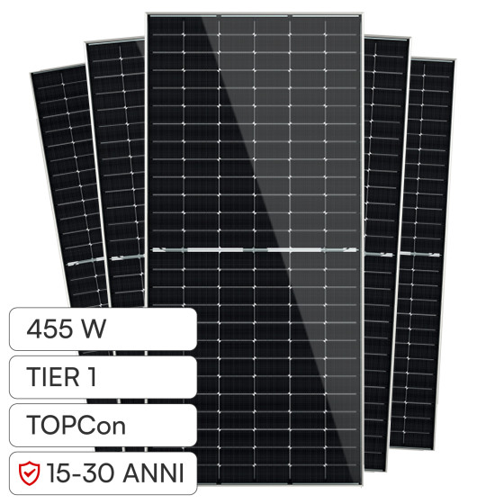 Pannelli Solari Fotovoltaici 445W TIER 1 TOPCon IP68 V-Tac Jinko