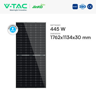 Pannelli Solari Fotovoltaici 445W TIER 1 TOPCon IP68 V-Tac Jinko