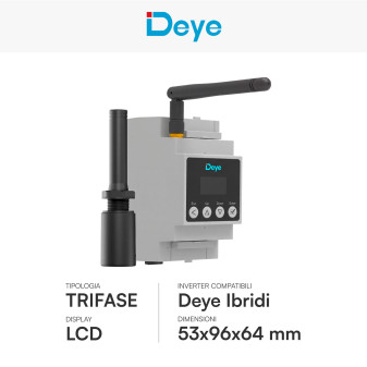V-Tac Deye Misuratore Batteria Trifase + Antenna LoRa - SUN-SMART-CT01 / SUN-SMART-TX01