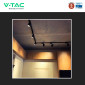 Immagine 7 - V-Tac VT-11122 Faretto LED da Binario 20W Track Light COB Chip CREE Colore Nero - SKU 241546 / 241556 / 241566