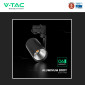 Immagine 12 - V-Tac VT-11122 Faretto LED da Binario 20W Track Light COB Chip CREE Colore Nero - SKU 241546 / 241556 / 241566