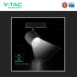 Immagine 10 - V-Tac VT-11136 Faretto LED da Binario 36W Track Light COB Chip CREE Colore Nero - SKU 241636 / 241646 / 241656