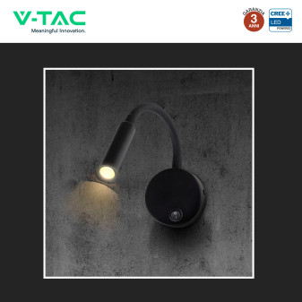 V-Tac VT-88063 Lampada LED da Muro 3W SMD Applique da Lettura