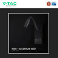 Immagine 8 - V-Tac VT-88064 Lampada LED da Muro 3W SMD Applique da Lettura Chip CREE Ricarica Veloce USB Type C Colore Nero - SKU 241516