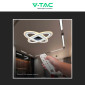 Immagine 10 - V-Tac VT-7962 Plafoniera LED a Superficie 130W SMD Changing Color CCT 3in1 Dimmerabile con Telecomando Colore Bianco - SKU 15360