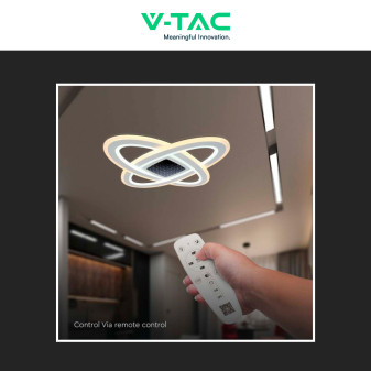 V-Tac VT-7962 Plafoniera LED a Superficie 130W SMD CCT Dimmerabile