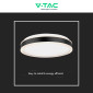 Immagine 7 - V-Tac VT-7758 Plafoniera LED a Superficie 42W SMD Dimmerabile Triac Colore Nero - SKU 6911