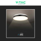 Immagine 8 - V-Tac VT-7758 Plafoniera LED a Superficie 42W SMD Dimmerabile Triac Colore Nero - SKU 6911