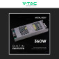 Immagine 5 - V-Tac VT-13360-S Alimentatore Led Slim 360W 12V 30A Per Uso Interno 1 Uscita con Morsetti a Vite - SKU 24261