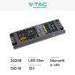 Immagine 2 - V-Tac VT-13150-S Alimentatore Led Slim 150W 12V 12,5A Per Uso Interno 1 Uscita con Morsetti a Vite - SKU 24258