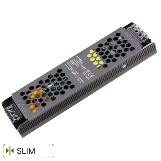 V-Tac VT-13075-S Alimentatore Led Slim 75W 12V 6,25A Per Uso Interno