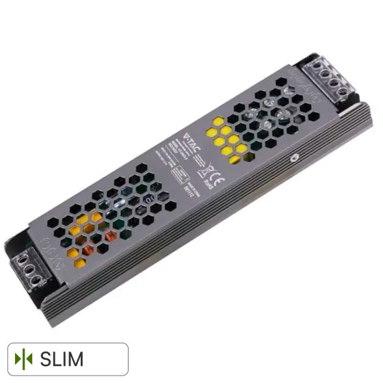 V-Tac VT-24075-S Alimentatore Led Slim 75W 24V 3,1A Per Uso Interno