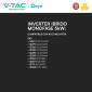 Immagine 4 - V-Tac Deye Inverter Monofase Ibrido On-Grid / Off-Grid 5kW IP65 CEI 0-21 Garanzia 10 Anni Display LCD - SKU 12696
