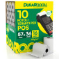 Immagine 1 - DuraRoooll Rotoli Carta Termica POS 16m Compatibili con Nexi SumUp Pax Axerve e Ingenico Ø36x57mm - Confezione da 10 Rotoli