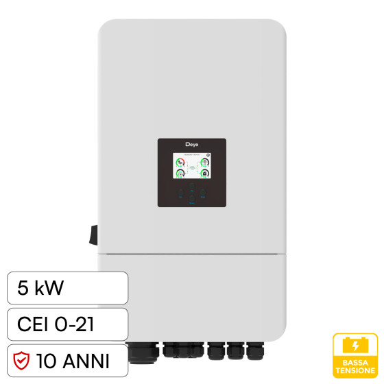 V-Tac Deye Inverter Trifase On-Grid / Off-Grid 5kW IP65
