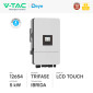 Immagine 2 - V-Tac Deye Inverter Trifase Ibrido On-Grid / Off-Grid 5kW IP65 Garanzia 10 Anni Display LCD - SKU 12654