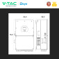 Immagine 4 - V-Tac Deye Inverter Monofase Ibrido On-Grid / Off-Grid 16kW IP65 Garanzia 10 Anni Display LCD - SKU 12693