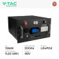 Immagine 2 - V-Tac VT-91600 Batteria BMS LiFePO4 48V 100Ah 9,6 kWh Garanzia 10 Anni Inverter Impianto Fotovoltaico CEI 0-21 - SKU 12684