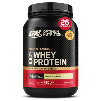 Gold Standard 100% Whey Protein Gelato Vaniglia Optimum Nutrition