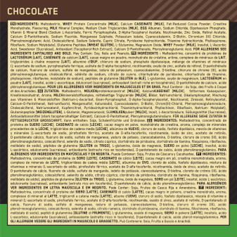 Serious Mass e Gold Standard Whey Cioccolato Shaker Optimum Nutrition