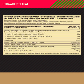 Gold Standard 100% Whey Pre-Workout BCAA in Polvere Optimum Nutrition