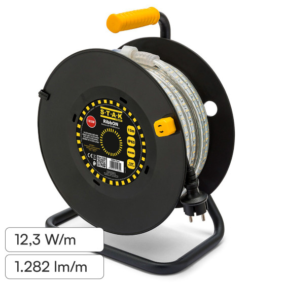 Velamp RibbON Striscia LED Avvolgibile 185W Monocolore SMD Chip 2835