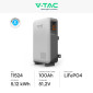 Immagine 8 - V-Tac VT-48100-W2 Batteria BMS LiFePO4 51,2V 100Ah 5,12kWh IP65 per Inverter Impianto Fotovoltaico CEI 0-21 - SKU 11524