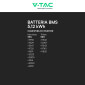 Immagine 10 - V-Tac VT-48100-W2 Batteria BMS LiFePO4 51,2V 100Ah 5,12kWh IP65 per Inverter Impianto Fotovoltaico CEI 0-21 - SKU 11524