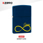 Immagine 2 - Zippo Accendino a Benzina Ricaricabile e Antivento con Fantasia Infinity Love - mod. 22A017