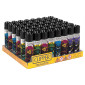 Immagine 1 - Clipper Large Accendino a Pietrina Grande Ricaricabile con Fantasia Ninja Cat - Box da 48 Accendini
