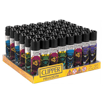 Clipper Large Accendino a Pietrina Ninja Cat Accendini