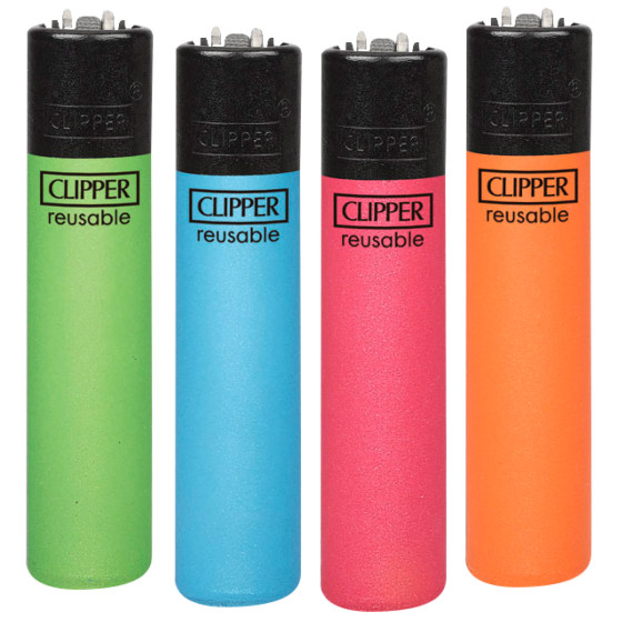 Clipper Large Accendino a Pietrina Metallic Mix 5 4 Accendini