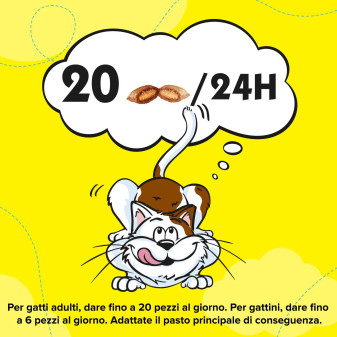 Snack al Formaggio per Gatti - Confezione 350g Catisfactions
