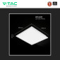 Immagine 6 - V-Tac VT-61042CCT 10 Pannelli LED Quadrati 60x60 40W SMD a Incasso con Driver Starsense Color Changing CCT 3in1 - SKU 24324