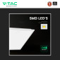 Immagine 9 - V-Tac VT-61042CCT 10 Pannelli LED Quadrati 60x60 40W SMD a Incasso con Driver Starsense Color Changing CCT 3in1 - SKU 24324