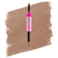 Immagine 2 - NYX Professional Makeup Fluff & Snatch! Penna Sopracciglia Matte Doppio Applicatore con Spugnetta e Pettinino - 01 Ash Blonde