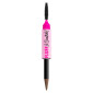 Immagine 1 - NYX Professional Makeup Fluff & Snatch! Penna Sopracciglia Matte Doppio Applicatore con Spugnetta e Pettinino - 02 Taupe