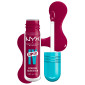 Immagine 2 - NYX Professional Makeup Lip I.V. Gloss Stain Tinta Labbra 2in1 Idratante a Effetto Bagnato 19 Magenta Mist - Flacone da 5ml