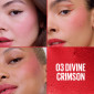 Immagine 4 - Maybelline New York Cloud Topia Blush in Mousse Colorato per Guance e Labbra Ultra Pigmentato Finitura Opaca - 03 Divine Crimson