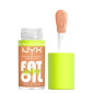 Immagine 2 - NYX Professional Makeup Fat Oil Lip Drip Gloss Labbra Colorato Idratante Effetto Lucido 22 Coconut Cutie - Flacone da 4,8ml
