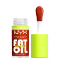 Immagine 2 - NYX Professional Makeup Fat Oil Lip Drip Gloss Labbra Colorato Idratante Effetto Lucido  23 Caramelt Mami - Flacone da 4,8ml