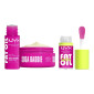 Immagine 2 - NYX Professional Makeup Kit da Viaggio Suga Baddie Pochette con 1 Olio Corpo 1 Burro Corpo e 1 Gloss Labbra - Set da 3