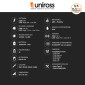Immagine 3 - Uniross Torcia Frontale 350lm Ricaricabile con Cavo USB Fascia Regolabile Sensore di Movimento  - mod. ULSH07