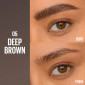 Immagine 2 - Maybelline New York Brow Inserts Penna Moltiplica Sopracciglia 2in1 con Punta Tripla e Pettinino - Colore 05 Deep Brown