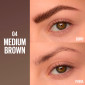 Immagine 2 - Maybelline New York Brow Inserts Penna Moltiplica Sopracciglia 2in1 con Punta Tripla e Pettinino - Colore 04 Medium Brown