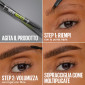 Immagine 4 - Maybelline New York Brow Inserts Penna Moltiplica Sopracciglia 2in1 con Punta Tripla e Pettinino - Colore 04 Medium Brown